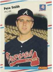 1988 Fleer Update Baseball Cards       073      Pete Smith